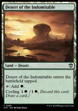 Desert of the Indomitable