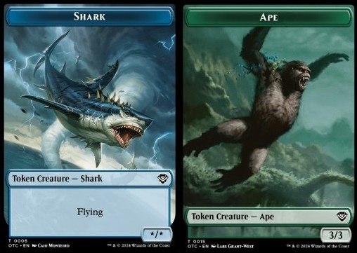 Shark Token (U */*) // Ape Token (G 3/3)