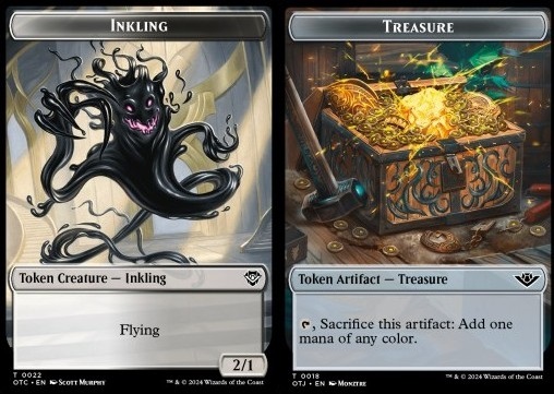 Inkling Token (WB 2/1) // Treasure Token