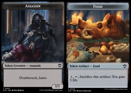 Assassin Token (B 1/1 Deathtouch, haste) // Food Token
