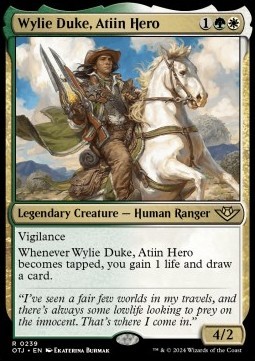 Wylie Duke, Atiin Hero