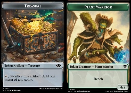 Treasure Token // Plant Warrior Token (G 4/2)