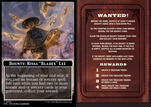 Bounty: Rissa "Blades" Lee