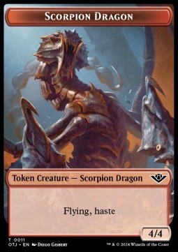 Scorpion Dragon Token (Red 4/4)