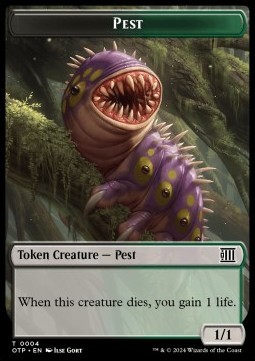 Pest Token (Black and Green 1/1)