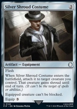 Silver Shroud Costume
