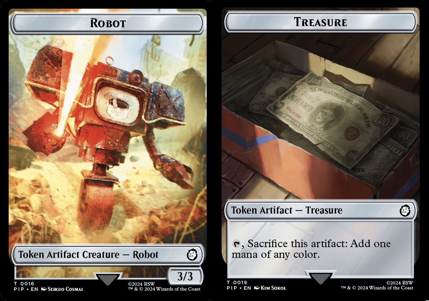Robot (3/3) // Treasure (military)
