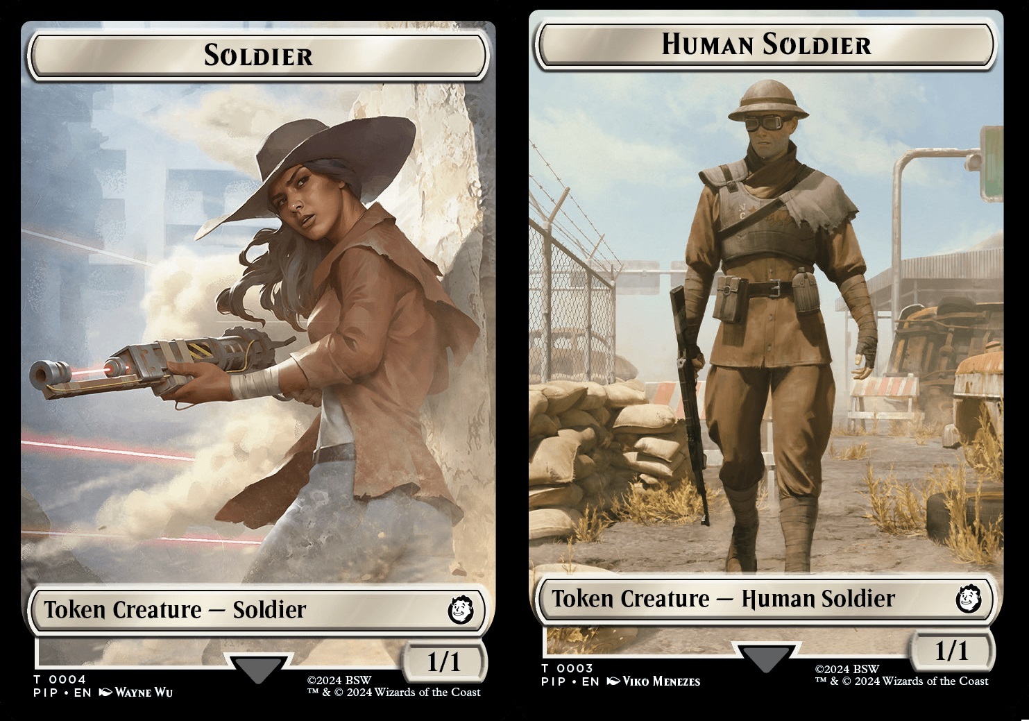 Soldier (1/1) // Human Soldier (1/1)