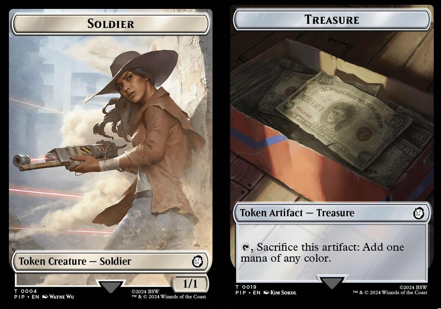 Soldier (1/1) // Treasure (Military)