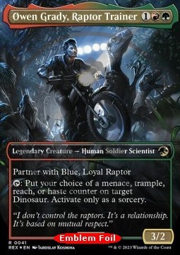 Owen Grady, Raptor Trainer (V.2)