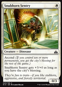 Snubhorn Sentry