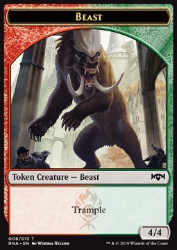 Beast Token (Red and Green 4/4)
