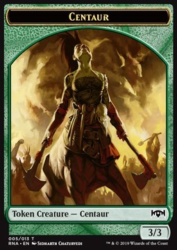 Centaur Token (Green 3/3)