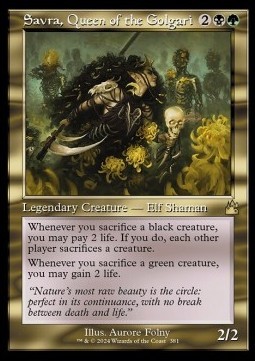 Savra, Queen of Golgari (V.1)