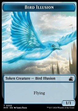 Bird Illusion Token (Blue 1/1)
