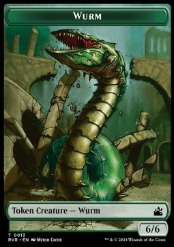 Wurm Token (Green 6/6)