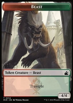 Beast Token (Red and Green 4/4)