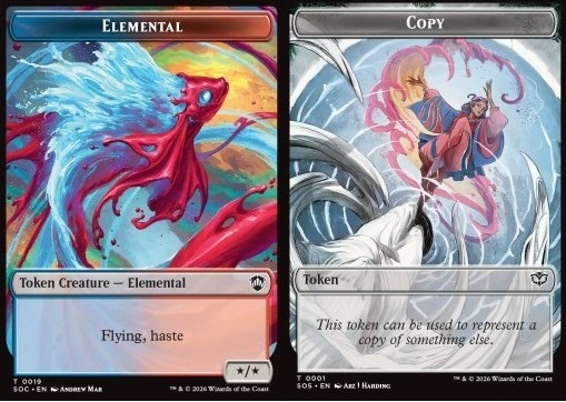 Elemental Token (UR */*) // Copy Token