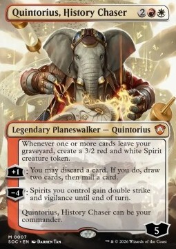 Quintorius, History Chaser