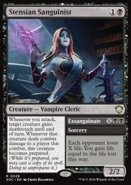 Stensian Sanguinist // Exsanguinate