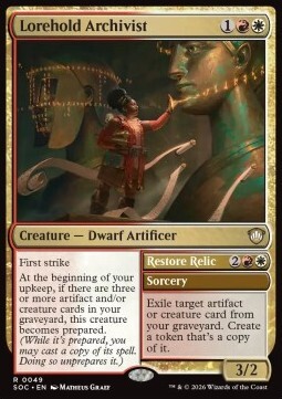 Lorehold Archivist // Restore Relic