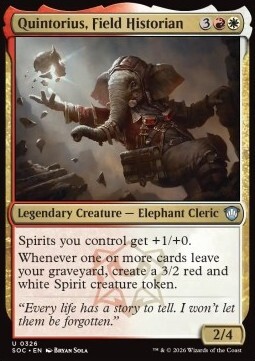 Quintorius, Field Historian