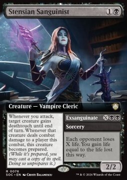 Stensian Sanguinist // Exsanguinate