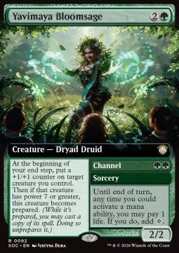 Yavimaya Bloomsage // Channel