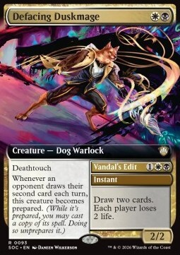 Defacing Duskmage // Vandal's Edit