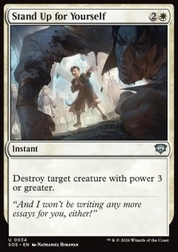 Stand Up for Yourself