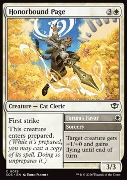 Honorbound Page // Forum's Favor