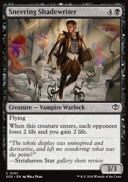 Sneering Shadewriter