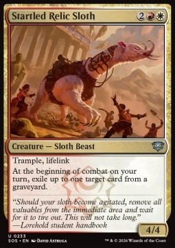 Startled Relic Sloth