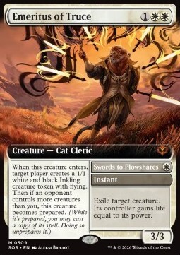 Emeritus of Truce // Swords to Plowshares