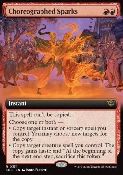 Choreographed Sparks