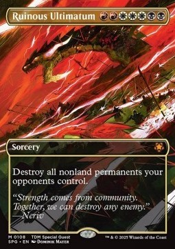 Ruinous Ultimatum