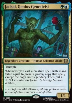 Jackal, Genius Geneticist