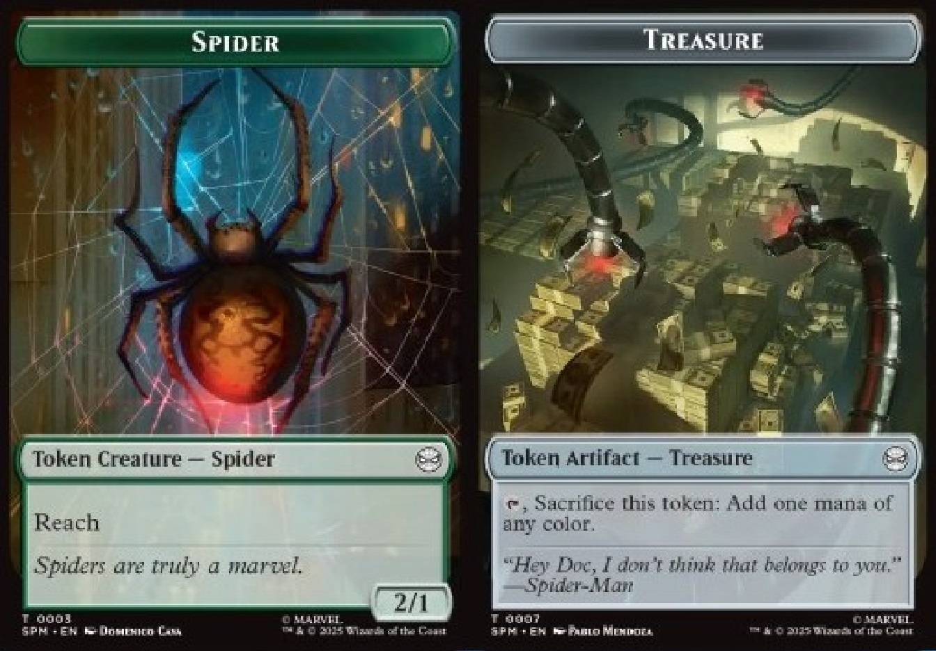 Spider Token (G 2/1) // Treasure Token