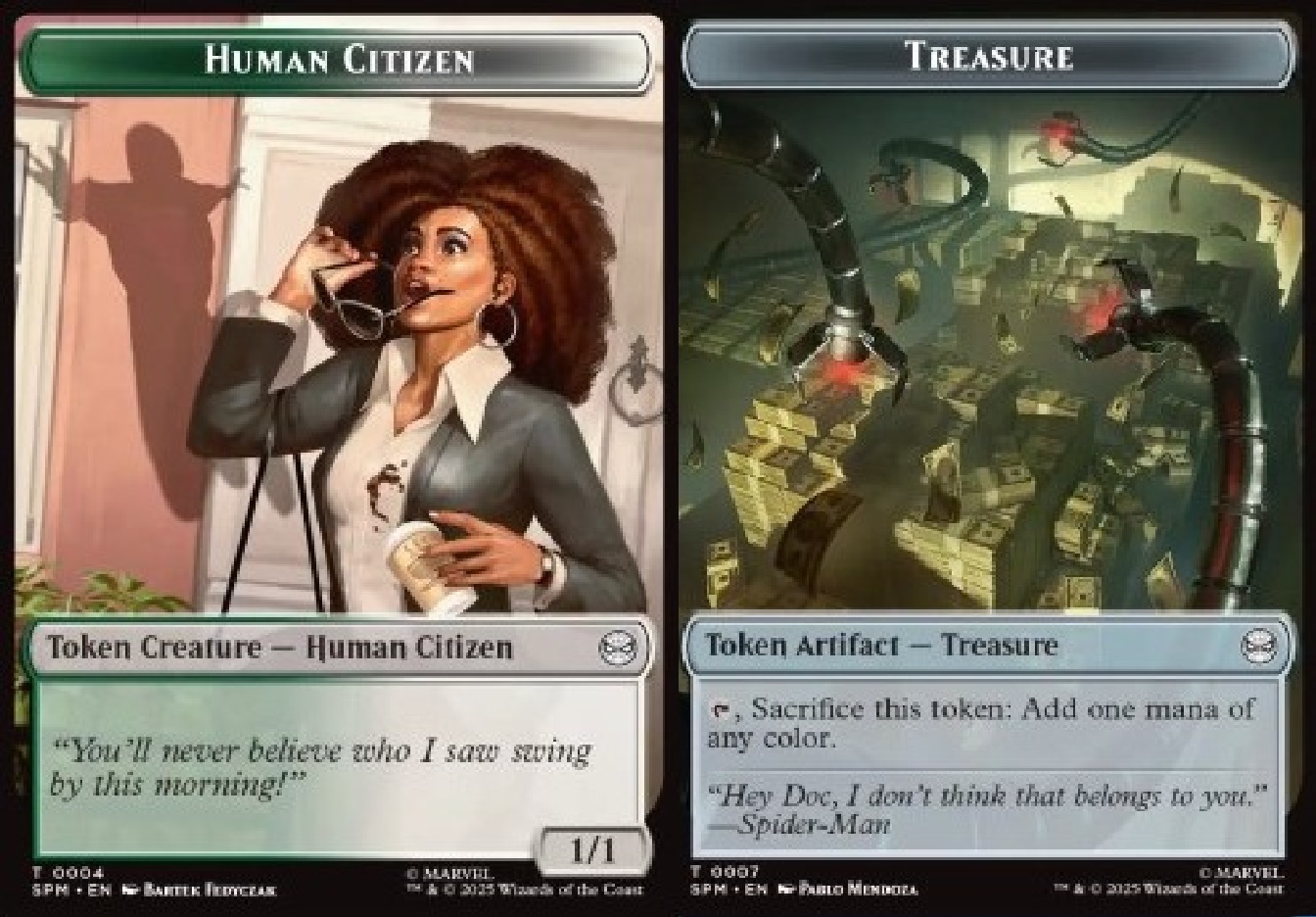 Human Citizen Token (GW 1/1) // Treasure Token
