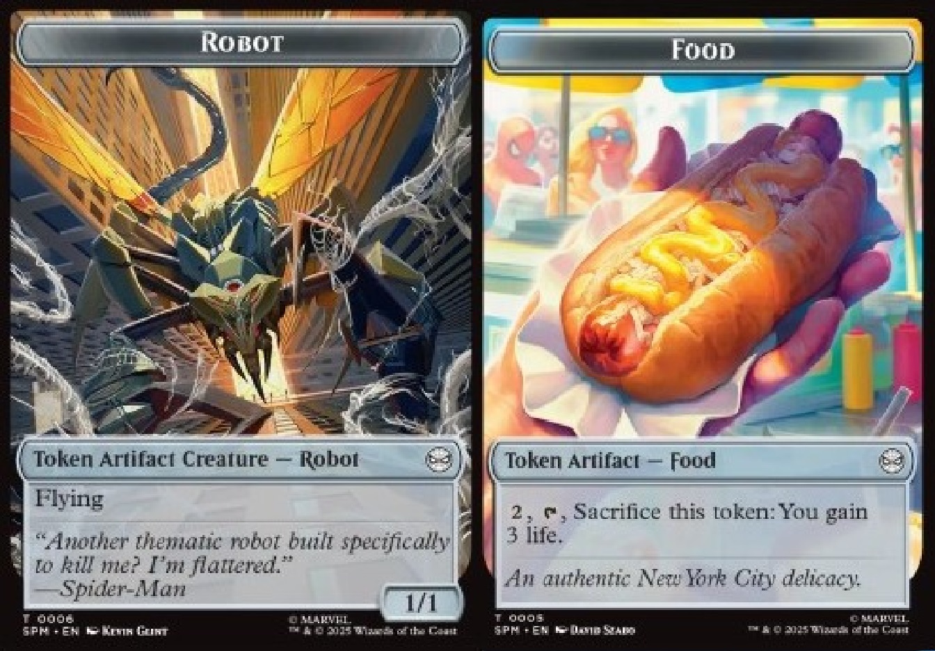 Robot Token (A 1/1) // Food Token
