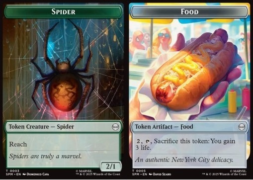 Spider Token (G 2/1) // Food Token
