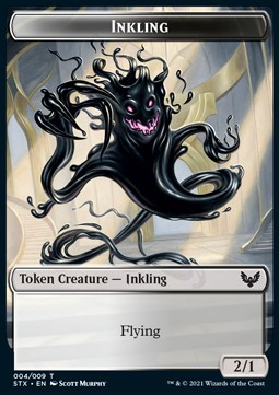 Inkling Token (White and Black 2/1)
