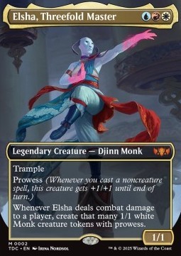 Elsha, Threefold Master