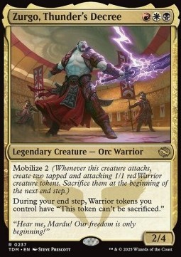 Zurgo, Thunder's Decree