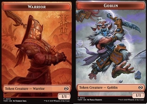 Warrior Token (R 1/1) // Goblin Token (R 1/1)