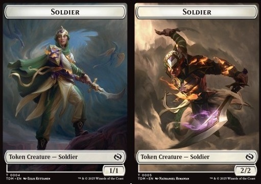 Soldier Token (W 1/1) // Soldier Token (W 2/2)