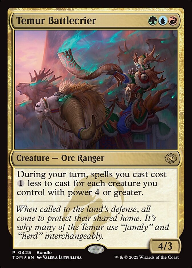 Temur Battlecrier - BUNDLE PROMO
