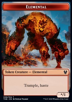 Elemental Token (Red */1)