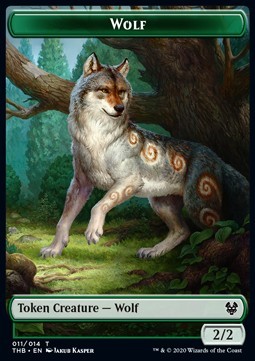 Wolf Token (Green 2/2)