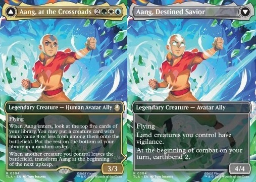 Aang, at the Crossroads // Aang, Destined Savior (V.1)